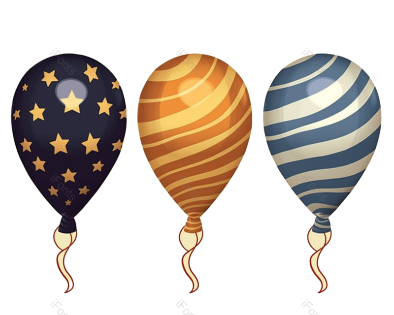 装饰图片,节日元素,欢乐PNG,气球免抠素材